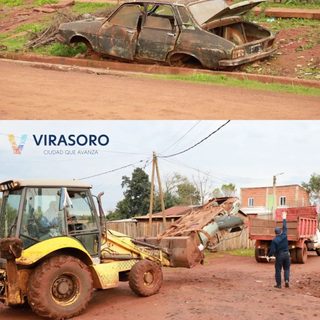 Virasoro retira vehículos abandonados de la vía pública