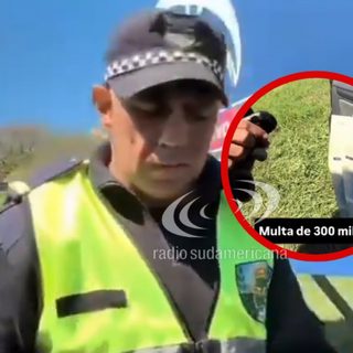 Apartan a un policía por cobrar una multa a un turista brasileño