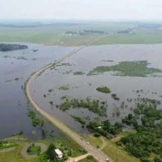 Santo Tomé: el río Uruguay superó el nivel de alerta