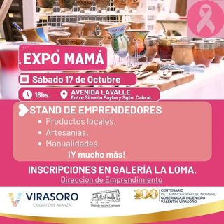 Expo Mamá en octubre rosa: emprendedores, salud y artistas locales