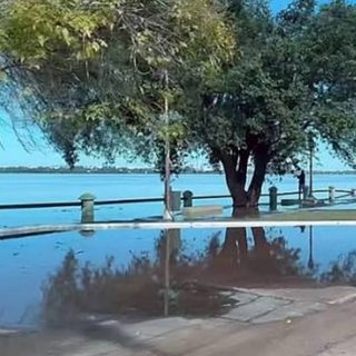 El río Uruguay superó el nivel de alerta en Paso de los Libres