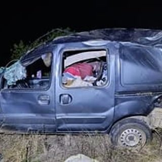 Vuelco en la Ruta 119 deja dos heridos en Curuzú Cuatiá