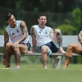 Argentina ya está en Nueva Jersey para la final del Mundial
