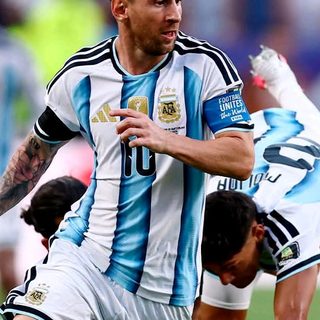 Messi celebró la clasificación a semifinales tras vencer a Suiza