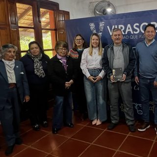 Descendiente de Virasoro visitó la ciudad por su Centenario