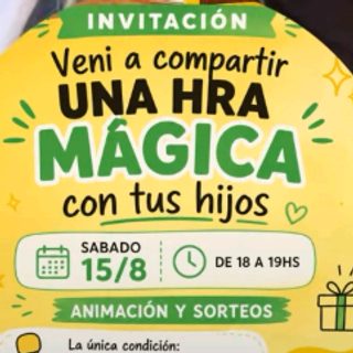 Tarde de animación y sorteos para chicos en Farmacia Central