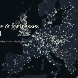 Un mapa interactivo reúne 2.438 castillos de 130 países
