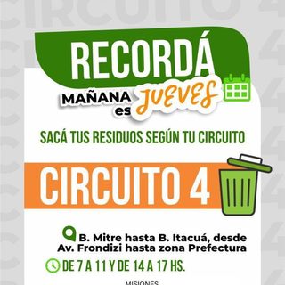 Recolección de residuos: qué barrios se suman este jueves