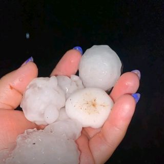 Fuerte tormenta con granizo sorprendió a Posadas
