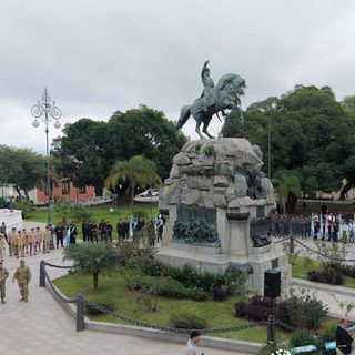 Vecinos recordaron a San Martín a 176 años de su muerte