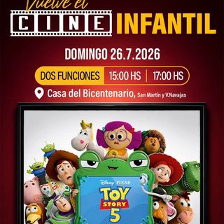 Toy Story 5 llega gratis a la Casa del Bicentenario