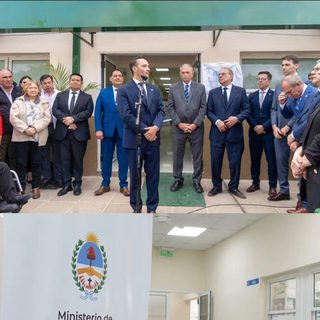 Valdés inauguró un hospital y un cuartel de bomberos en Santa Rosa