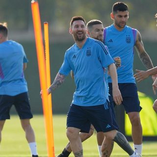 Práctica de Argentina sin minutos de fútbol