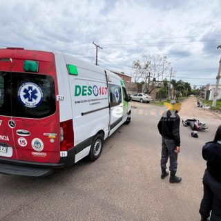 Choque entre dos motos en Corrientes dejó un herido