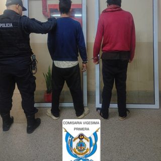 Detuvieron a dos ladrones cuando robaban en una casa