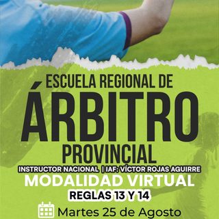 Capacitación arbitral virtual sobre las reglas 13 y 14