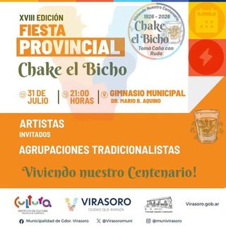 Virasoro festeja la Fiesta de Chake el Bicho por su Centenario
