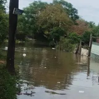 Crecida del Paraná: familias duermen sobre canoas en La Tosquera