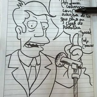 Un profesor ilustra los comunicados escolares para captar atención
