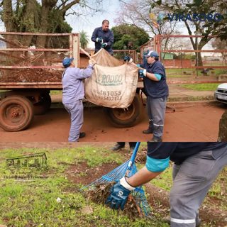 Avanza el mantenimiento urbano en el barrio 325 Viviendas