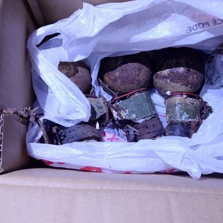 Hallaron tres granadas en una vivienda de La Cruz