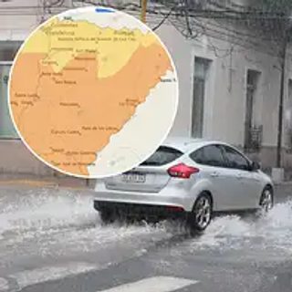 Alerta naranja y amarilla por tormentas fuertes en Corrientes