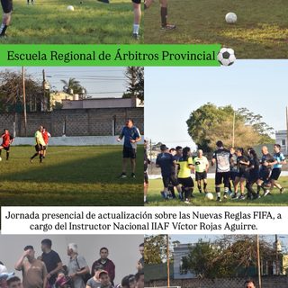 Árbitros provinciales se capacitaron en las nuevas reglas FIFA