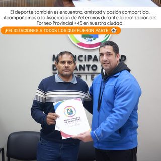 Se disputó un torneo provincial +45 con apoyo municipal