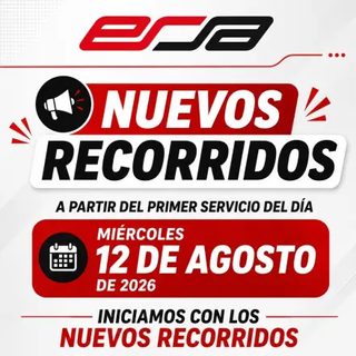 ERSA modificó los recorridos de las líneas 102A y 106A