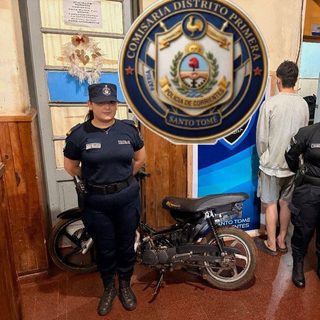 Recuperaron una moto robada y demoraron a un sospechoso
