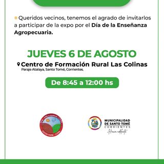 Las Colinas festeja el Día de la Enseñanza Agropecuaria con una expo