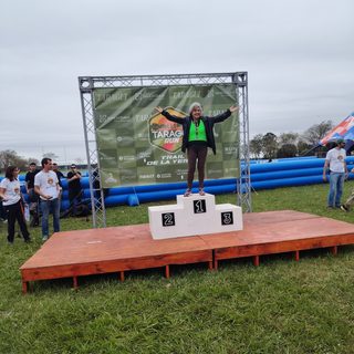 A los 78 años completó una carrera de trail running