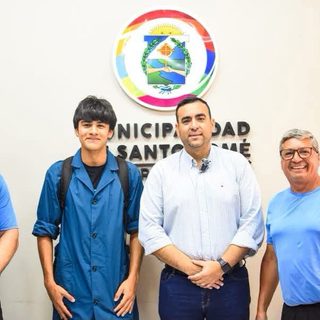 Santo Tomé recibió a jóvenes deportistas destacados
