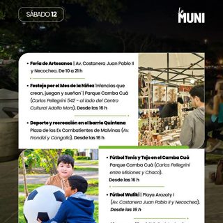 Agenda del fin de semana: actividades para toda la familia