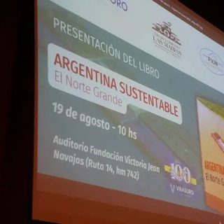 Virasoro presentó el libro "Argentina Sustentable: El Norte Grande"