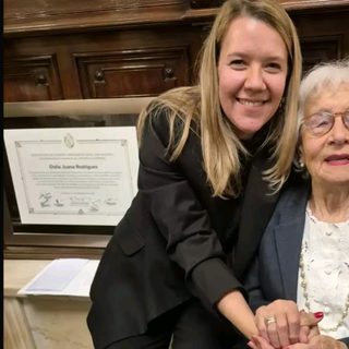 Juana Rodríguez recibió la máxima distinción del Senado correntino