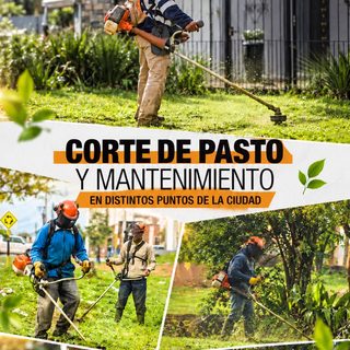 Santo Tomé avanza con el corte de pasto en la ciudad