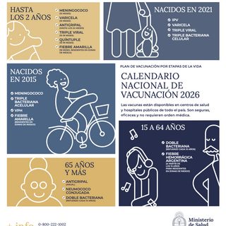 El calendario de vacunas que muchos adultos no cumplen