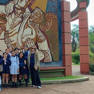 Alumnos de 5° grado visitaron el homenaje a San Martín