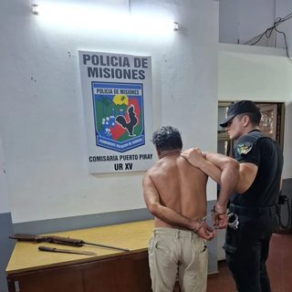 Detenido en Puerto Piray por amenazar con un machete