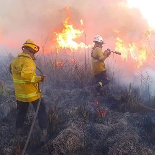 Fuertes vientos provocan varios incendios rurales en Santo Tomé