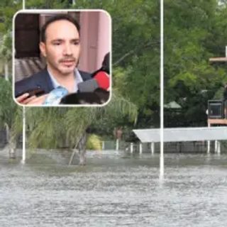 Valdés sigue la crecida del Paraguay y espera que las lluvias no agraven la situación