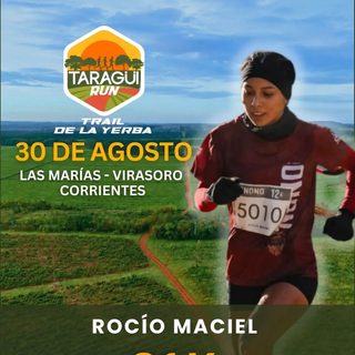 Rocío Maciel correrá los 21K del Taragüi Trail