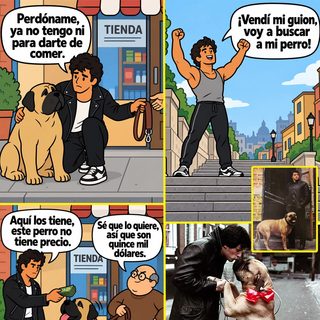Stallone vendió a su perro por 40 dólares antes de la fama