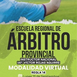 Árbitros provinciales se capacitan en la Regla 14
