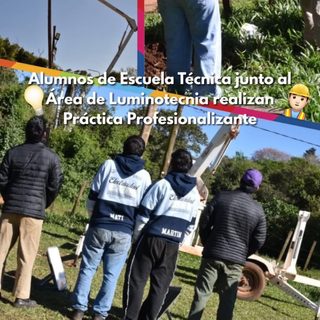 Estudiantes técnicos hacen pasantías en Luminotecnia