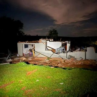 Un tornado arrasó una ciudad en el sur de Brasil