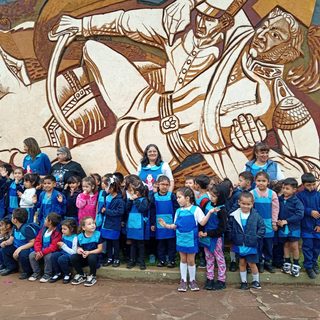 Alumnos de un jardín visitaron el Centro Sanmartiniano