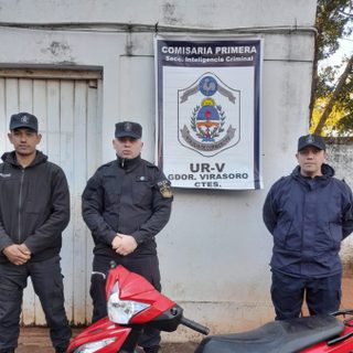 Virasoro: recuperan moto robada en Posadas, Misiones