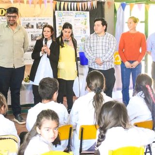 Taller de reciclado en la Escuela 562 de El Hormiguero